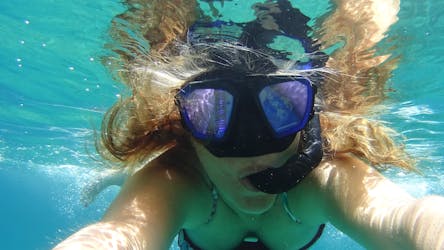Snorkeling with a PADI guide in the Saronic Gulf of Athens